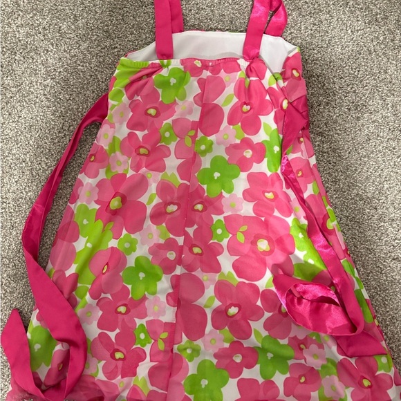 Jessie Girl Pink Floral Full Length Maxi Dress Girl's Size 10 - Picture 6 of 8